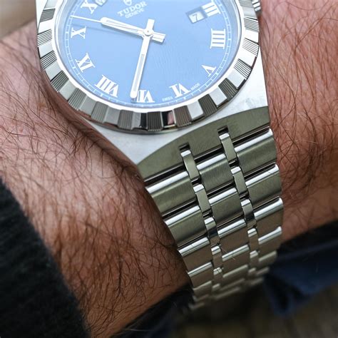 tudor blu royal|tudor date day 41mm.